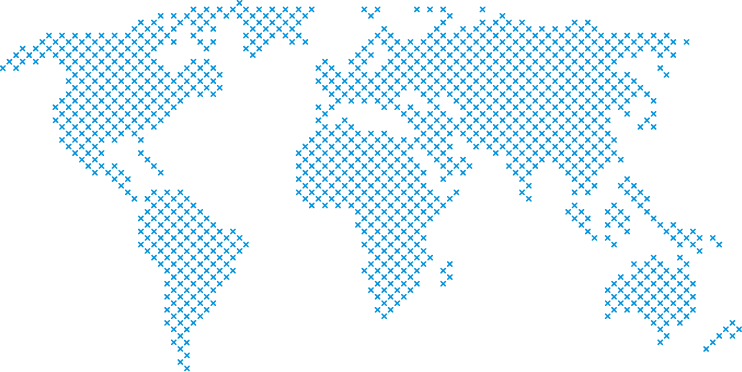 Dotted World Map